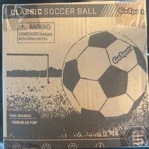 GoSports Classic Soccer Ball with Air Pump